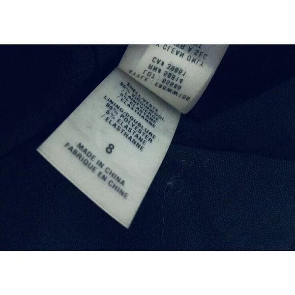 Elie Tahari Womens Size 8 Brown Utility Jacket Stretch Pockets Wool Career - Picture 6 of 7